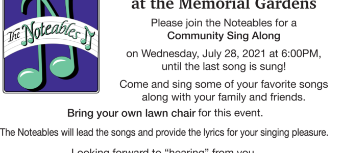 Community Sing-A-Long